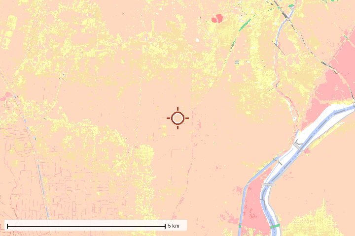 あま市周辺のハザード重ね図